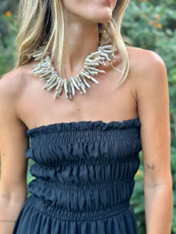Collar corales beige