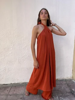 Conjunto halter largo
