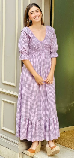 Engomado Vichy magenta
