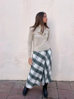 Falda vuelo cuadros