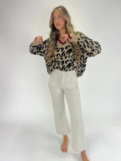 Jeans beige bolsillos