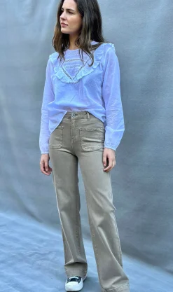 Jeans bolsillos Tierra