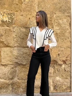 Jeans negros bolsillos
