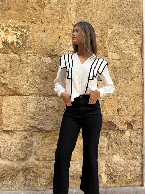 Jeans negros bolsillos