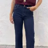 Jeans Wideleg azul oscuro