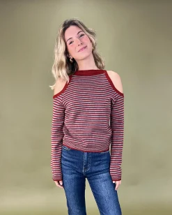 Jersey cut Out rayas