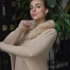 Jersey overseze camel cuello pelo