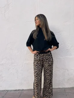 Pantalón boxer largo Leopardo