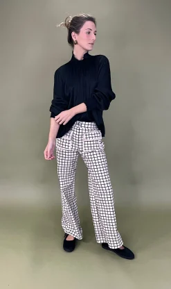 Pantalón cuadros bolsillos