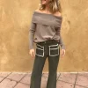 Pantalón de pana bolsillos