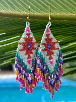 Pendiente étnico bolita