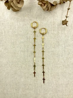 Pendientes cruces Large