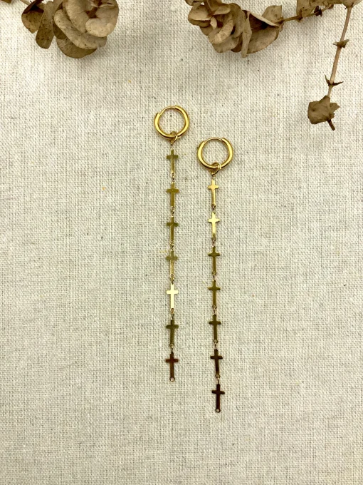 Pendientes cruces Large