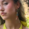 Pendientes estrella bolas colores