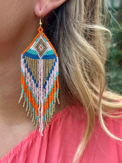 Pendientes etnicos bolitas Capo