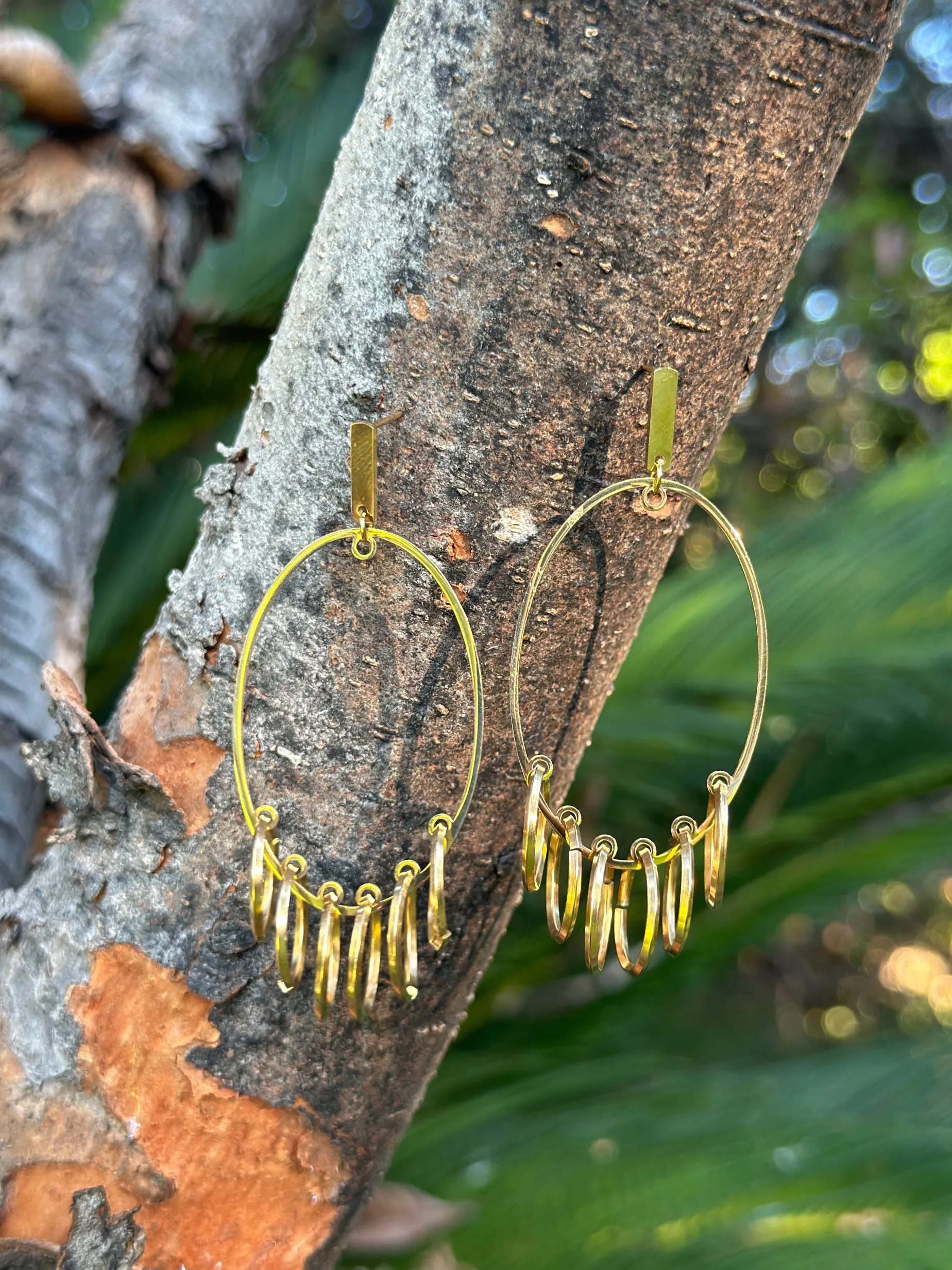 Pendientes Óvalo aritos