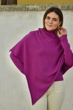 Poncho capa punto