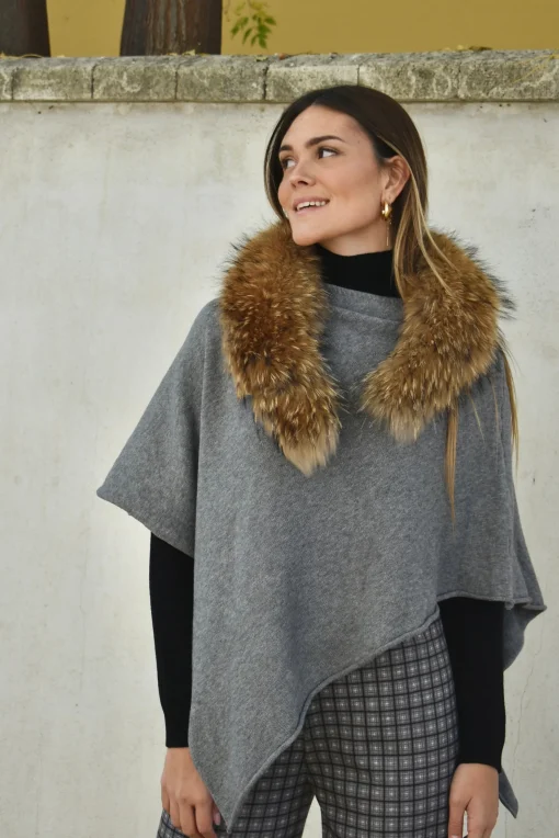 Poncho capa punto