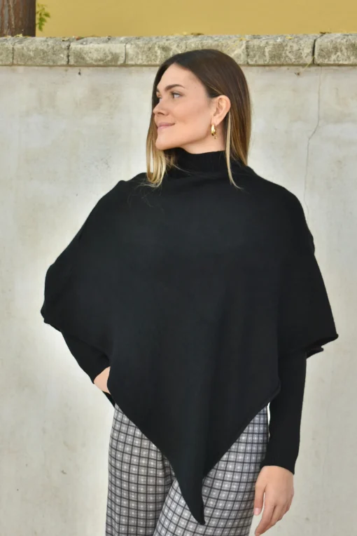 Poncho capa punto