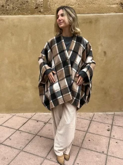 Poncho cuadros