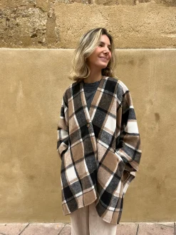 Poncho cuadros