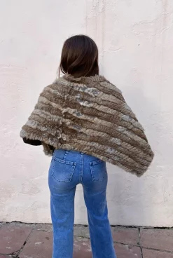 Poncho pelo natural