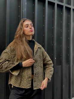 Sobrecamisa animal print