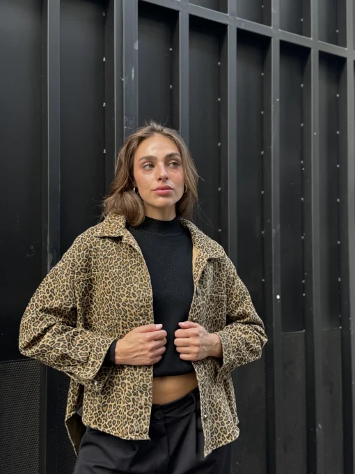 Sobrecamisa animal print