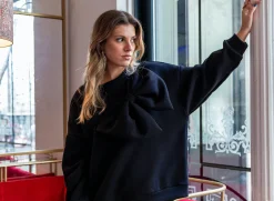Sudadera oversize lazo