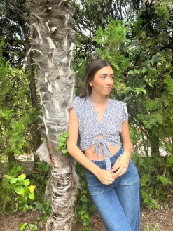 Top estampado arandela