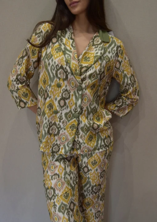Traje estampado Emme verde