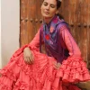 Traje flamenca Coral