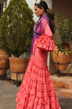 Traje flamenca Coral