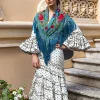 Traje Flamenca lunar Blanco