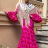 Traje Flamenca Lunar Buganvilla
