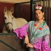 Traje flamenca Malva