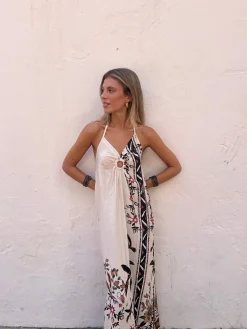 Vestido arandela estampado