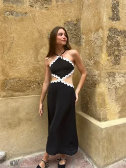 Vestido Cut Out piquillo