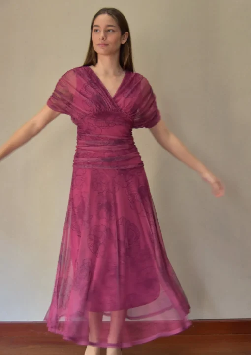 Vestido gasa Teneu