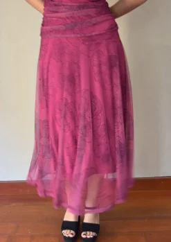 Vestido gasa Teneu