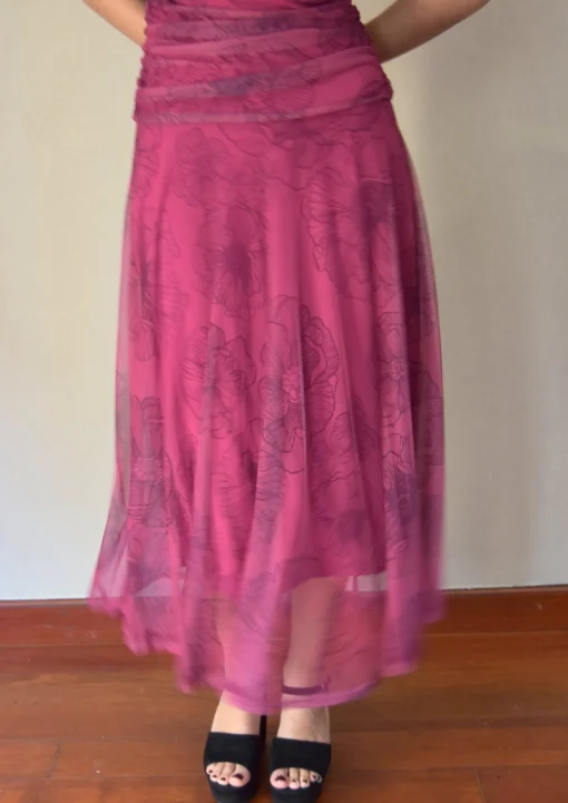 Vestido gasa Teneu