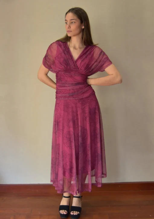 Vestido gasa Teneu