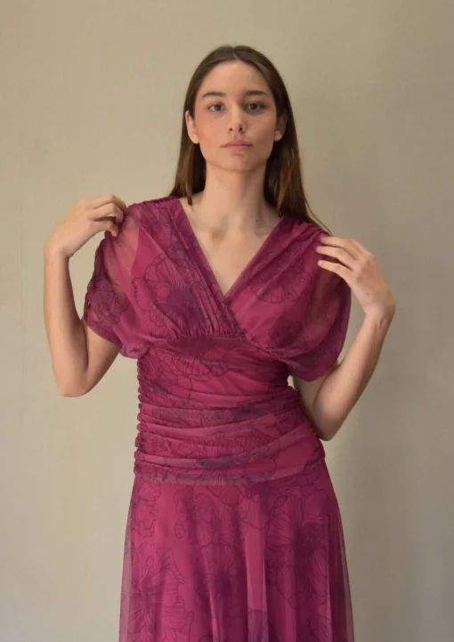 Vestido gasa Teneu