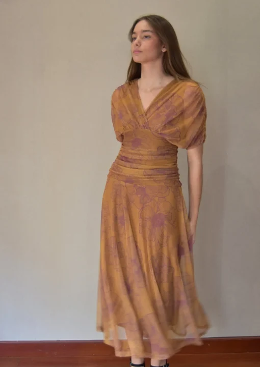 Vestido gasa Teneu