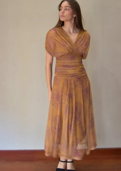 Vestido gasa Teneu