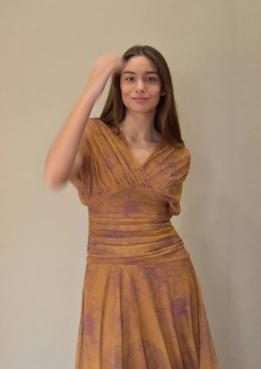 Vestido gasa Teneu