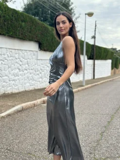 Vestido metalizado Lex