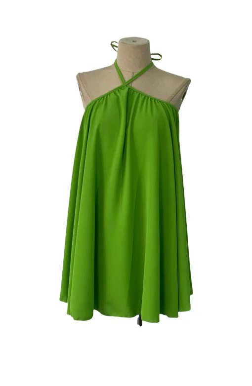 Vestido mini Halter
