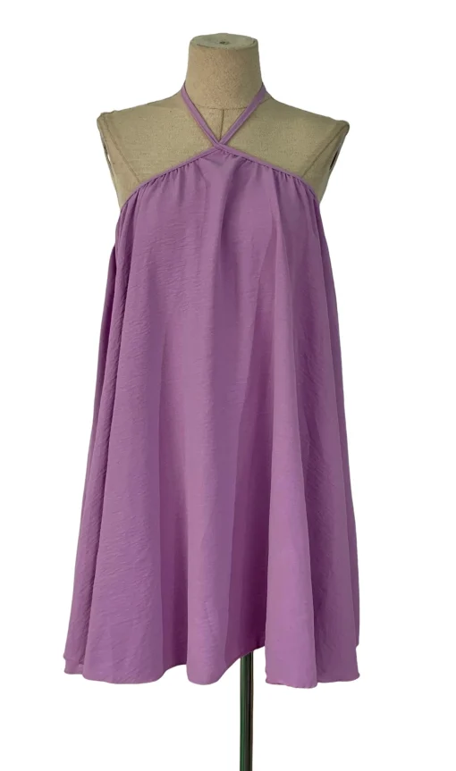 Vestido mini Halter