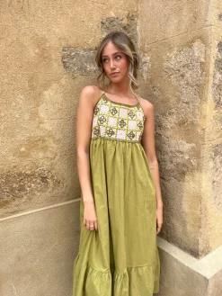 Vestido pecho crochet